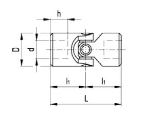 Universal Joint - DIN808-E - Buy Universal Joint - DIN808-E, universal ...